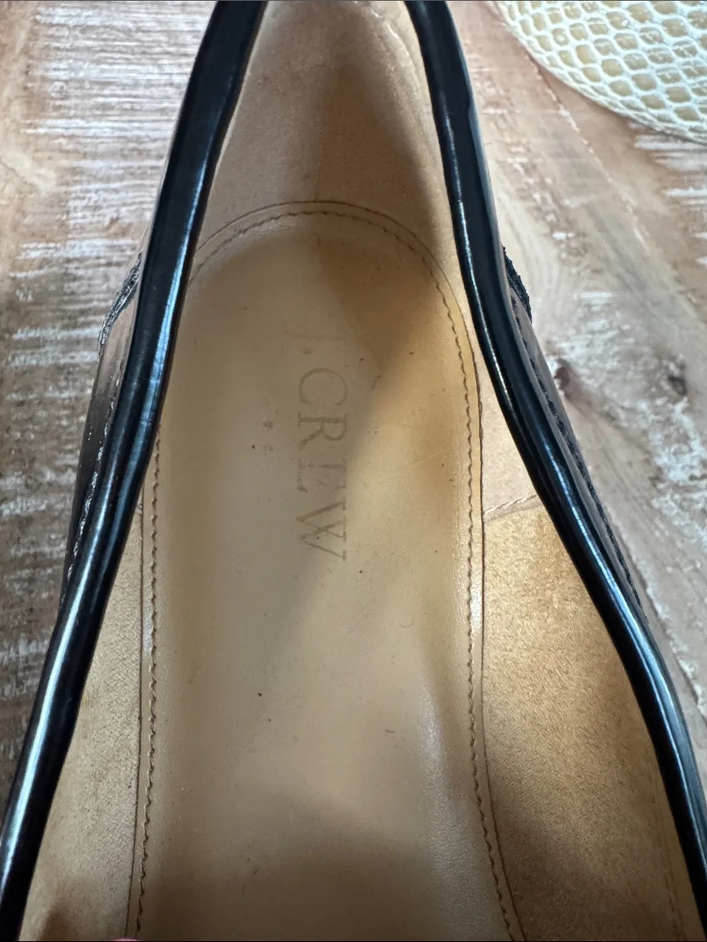 J Crew Black Classic loafers Size 7.5